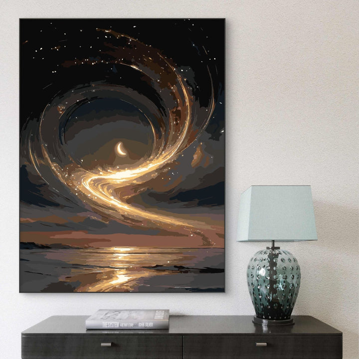 Dreamy Celestial Landscape Canvas Art Kalsten