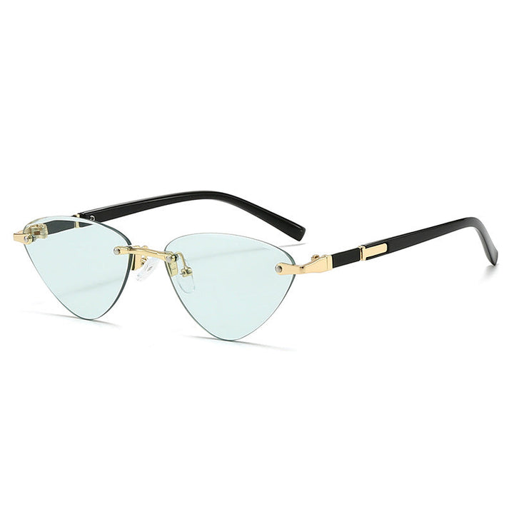 Ladies fashionable Cat-Eye sunglasses with elegant metal frame Kalsten