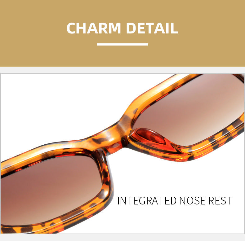 Ladies' fashionable square sunglasses with distinctive Kalsten frame