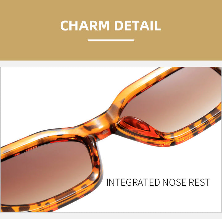 Ladies' fashionable square sunglasses with distinctive Kalsten frame