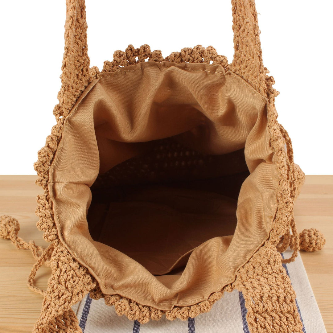Large crochet bag with adjustable carrying strap Kalsten