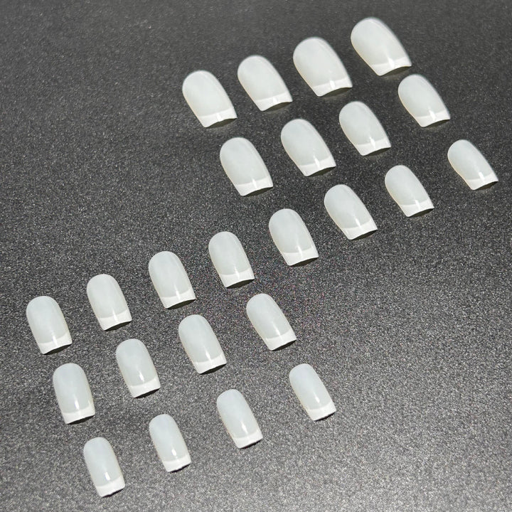 Elegant French Tip Press-On Nail Set Kalsten