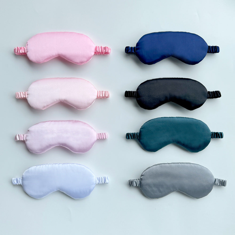 Women's ergonomic silk-like sleep mask with padded nose bridge and elastic strap Kalsten