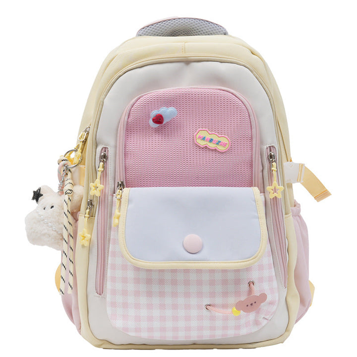 Casual Multi-Compartment School Backpack Kalsten