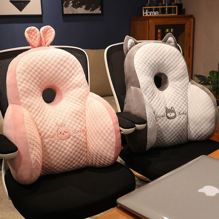 Ergonomic plush seat cushion with hole pattern Kalsten