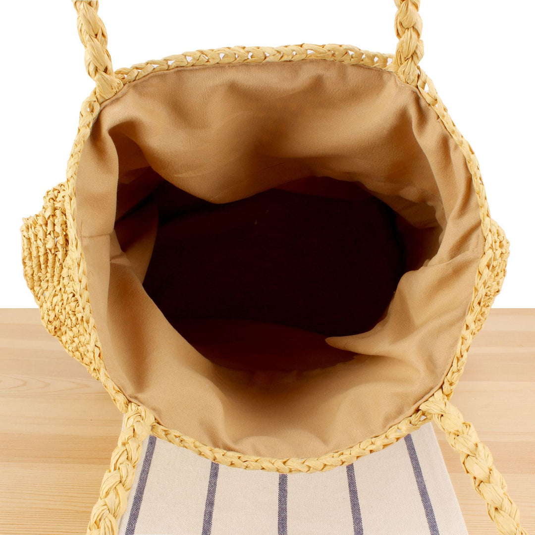 Fashionable Braided Bag with Ruffles Kalsten