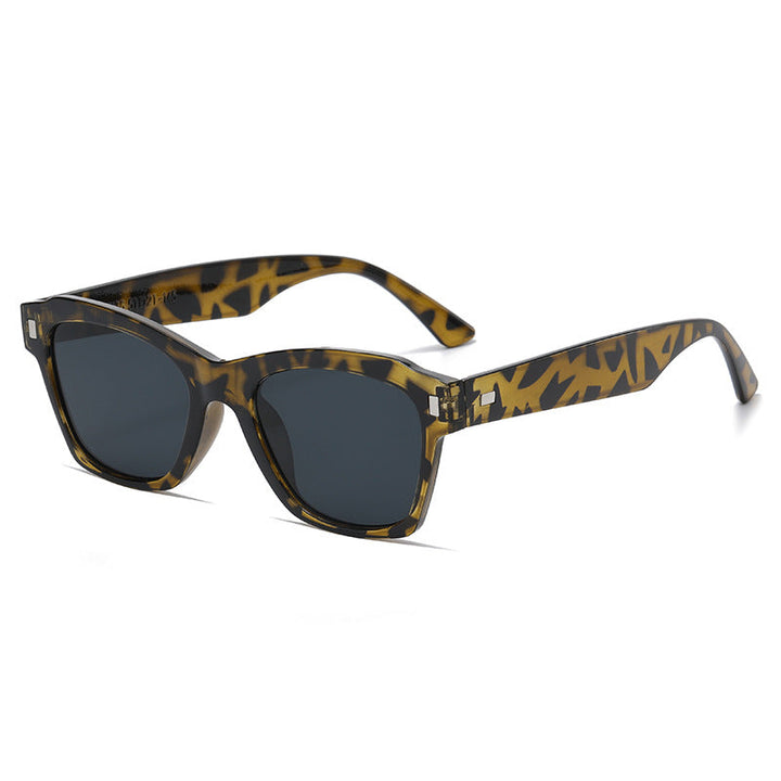 Women's fashionable sunglasses with transparent frame and high-quality UV protection Kalsten