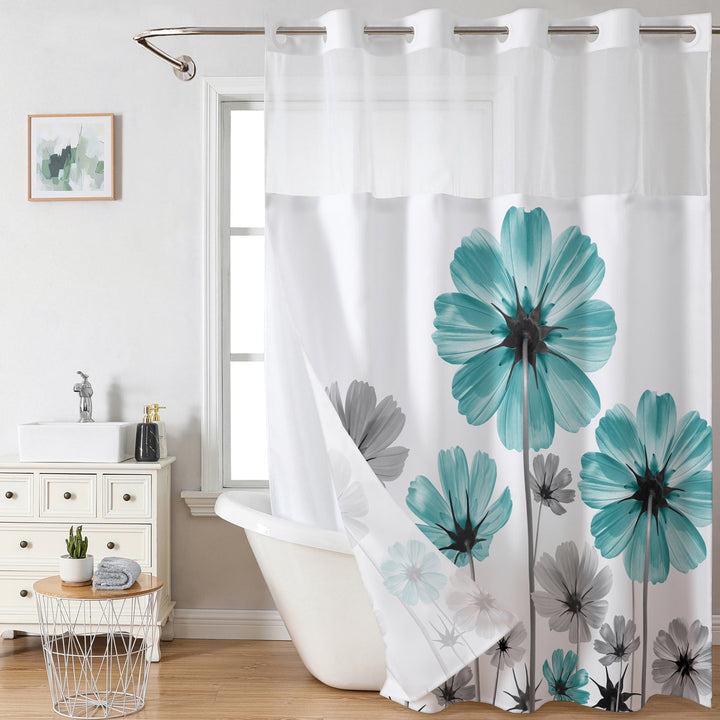 Artistic Floral Shower Curtain Kalsten