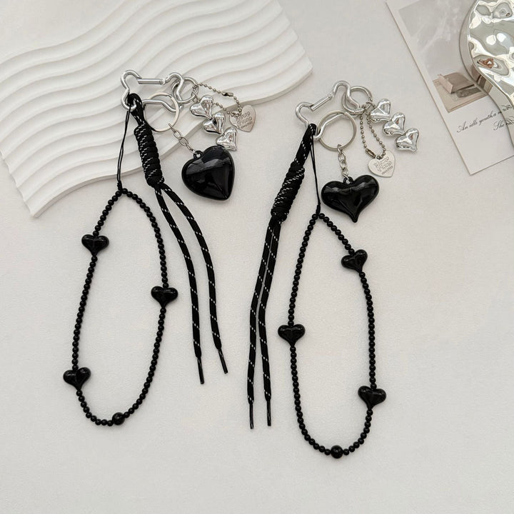 Elegant Heart Charm Keychain Kalsten