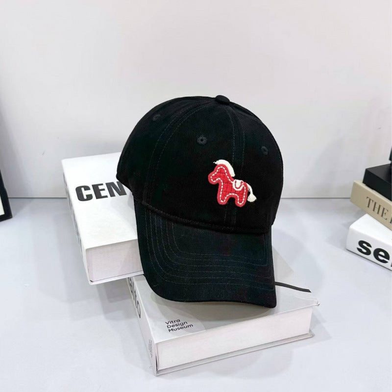 Women's Playful Embroidered Pony Baseball Cap Kalsten