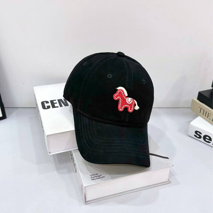 Women's Playful Embroidered Pony Baseball Cap Kalsten