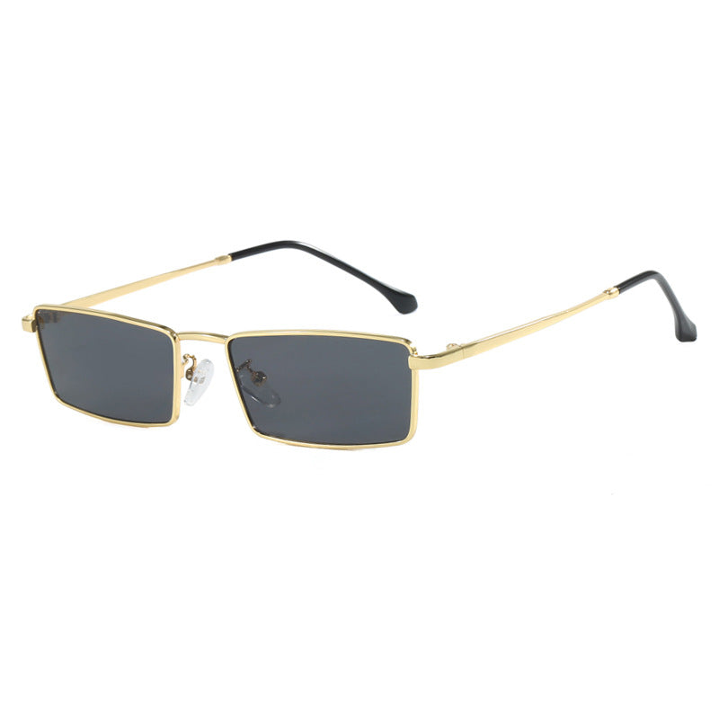 Women square sunglasses with metallic frame and comfortable nose pad Kalsten