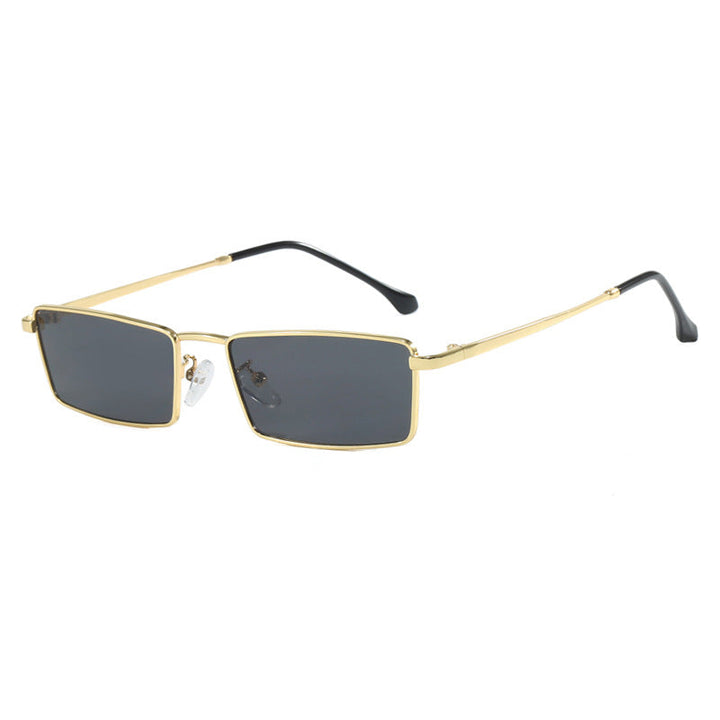 Women square sunglasses with metallic frame and comfortable nose pad Kalsten