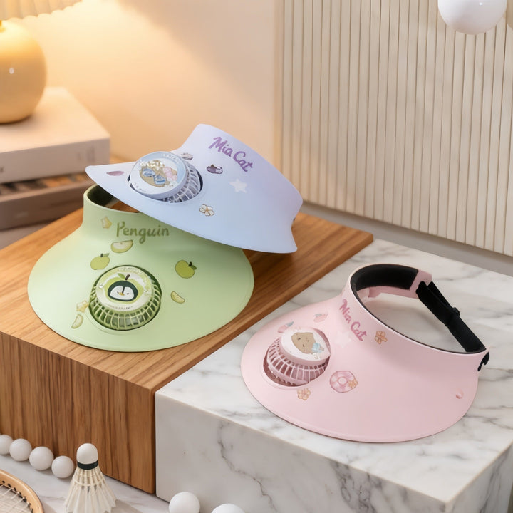 Women's Wearable Cooling Cap with Fan Kalsten