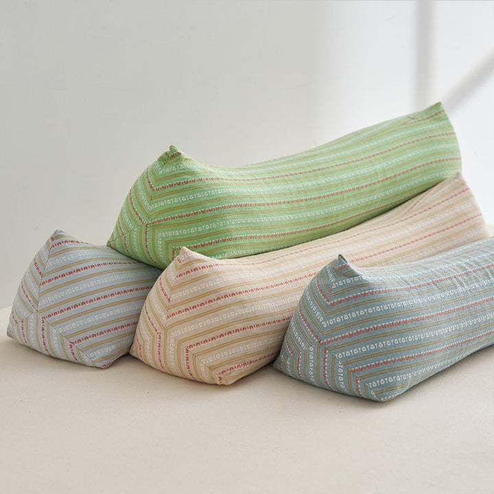 Ergonomic neck roll with stylish striped pattern Kalsten