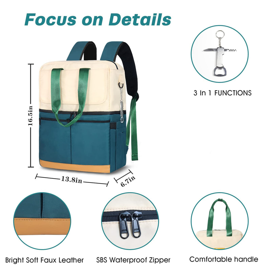 Unisex Insulated Leisure Transport Bag with External Pockets Kalsten