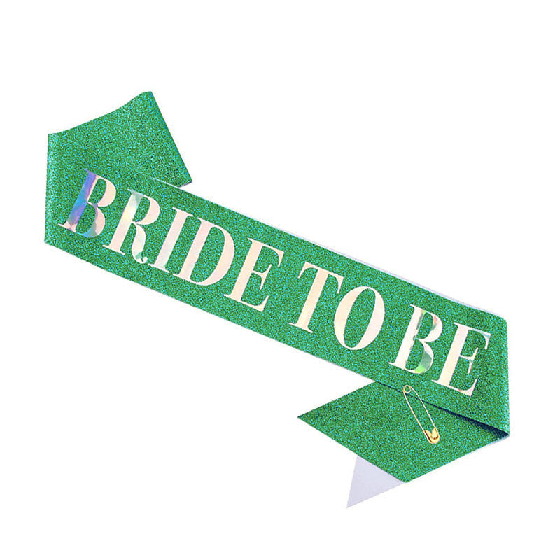 Ladies Glittering Bride Sash Kalsten