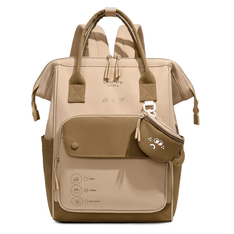 Multi-Functional Casual Backpack with Detachable Pouch kalsten