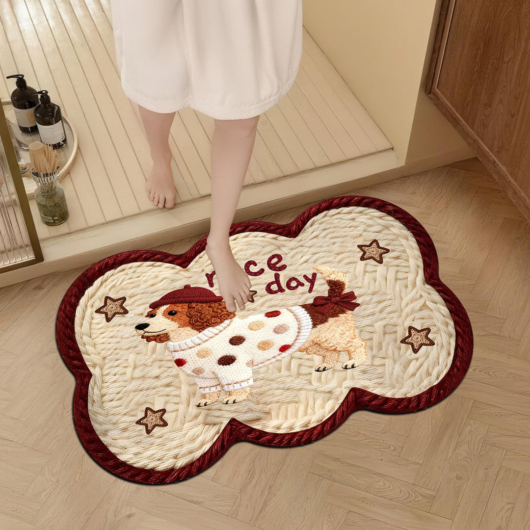 Cute Bear Shaped Welcome Mat
