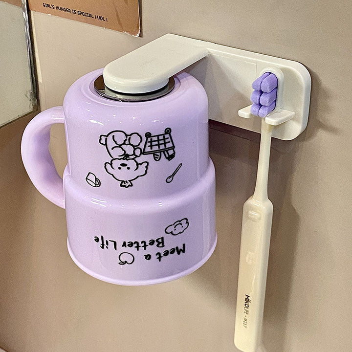 Wall-mounted cup holder with creative and playful design Kalsten