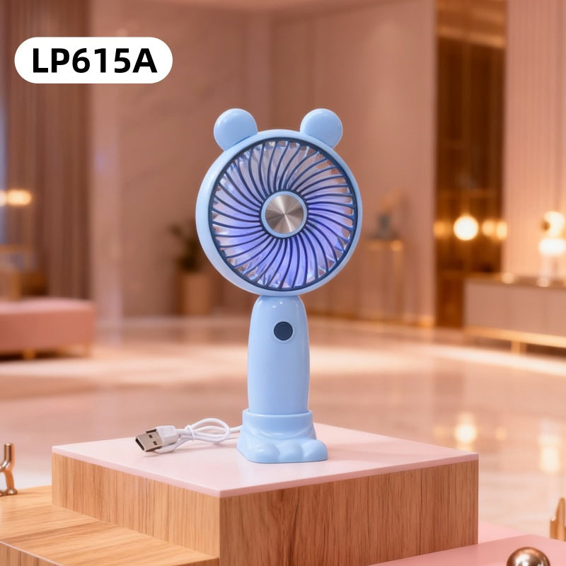 Portable USB Hand Fan with Playful Bear Design Kalsten