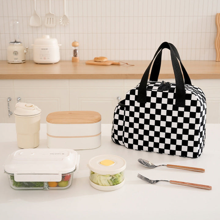 Insulated Lunch Tote with Beverage Holder Kalsten