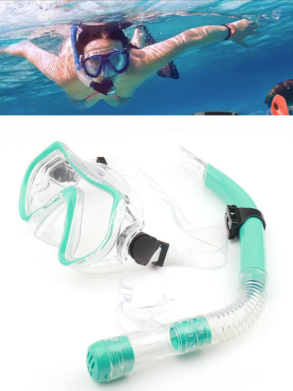 Snorkel mask with anti-fog technology and flexible mouthpiece Kalsten
