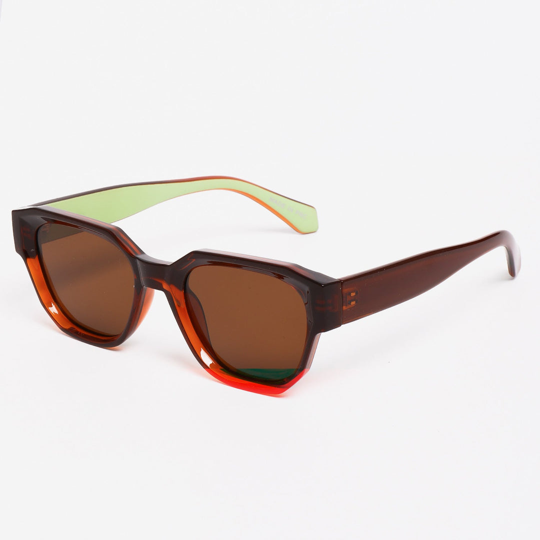 Ladies sunglasses in an unusual hexagonal frame with UV protection Kalsten