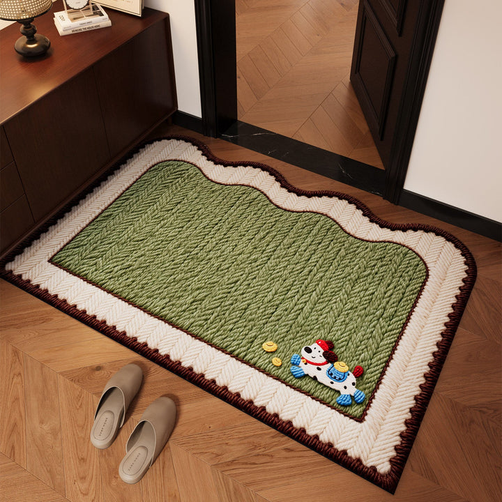 Decorative Braided Kitchen Mat
