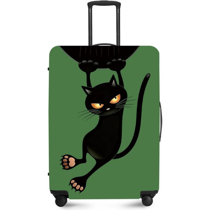 Unisex nan elastic suitcase cover with UV-resistant motif print and zip opening Kalsten