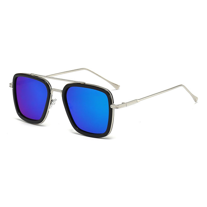Women's fashionable square sunglasses with glamorous metal frame Kalsten