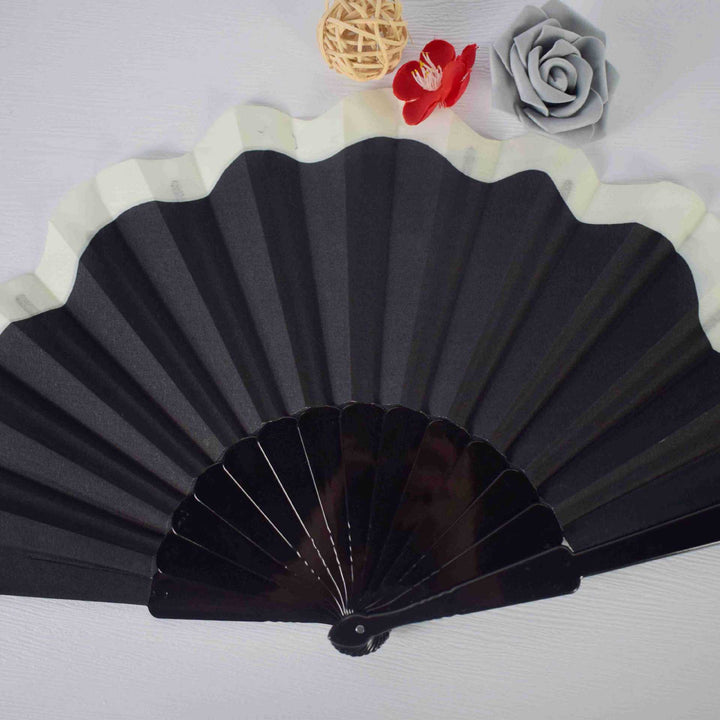 Women's stylish fan made of wood and satin Kalsten