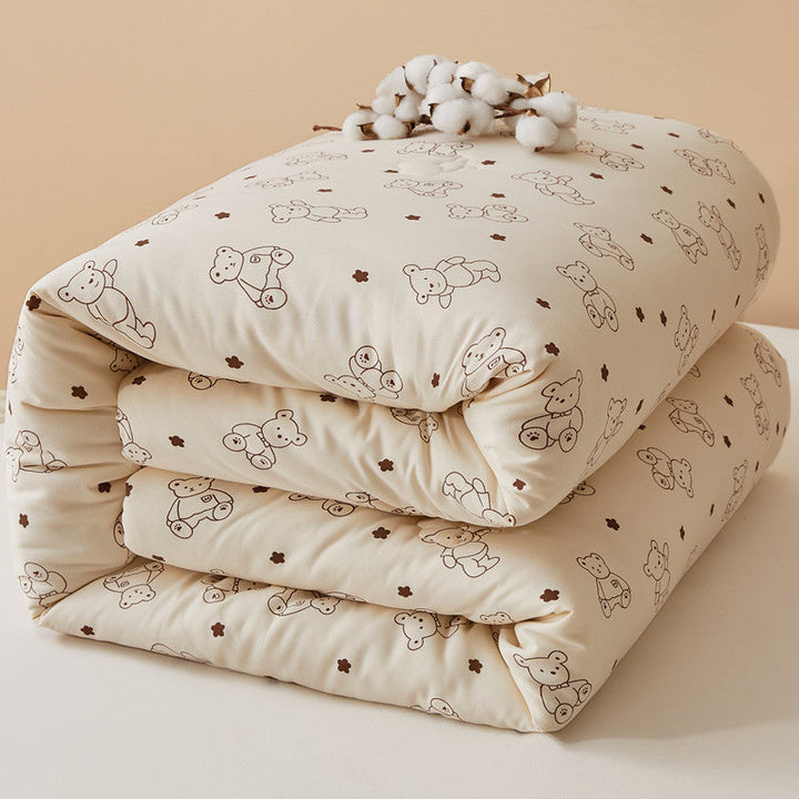 Women's cozy blanket with lovely bear pattern Kalsten