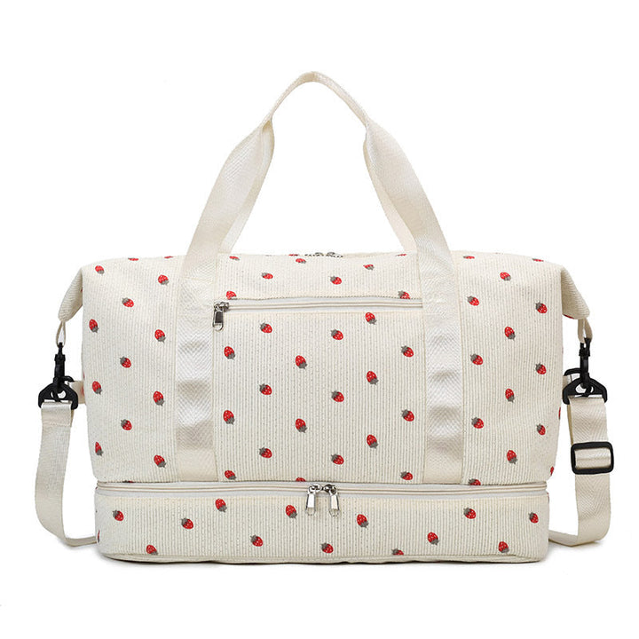 Multifunctional sport and travel bag with floral pattern Kalsten
