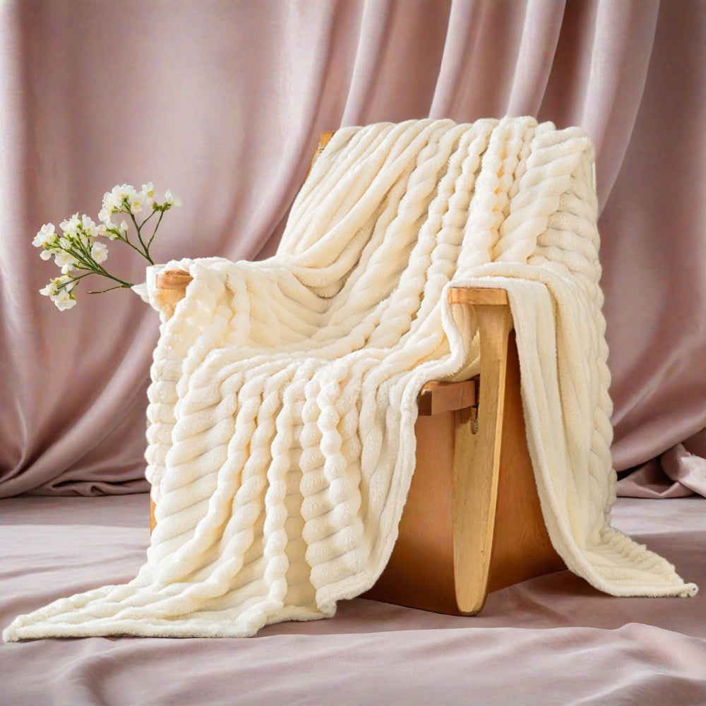 Women Luxury Fleece Blanket Kalsten