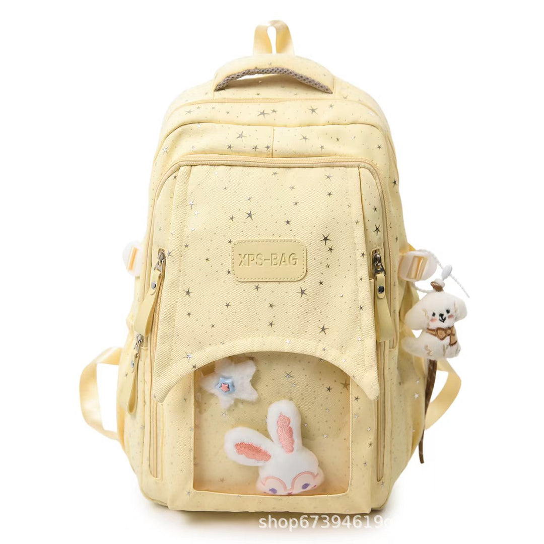 Whimsical Star-Patterned Backpack Kalsten