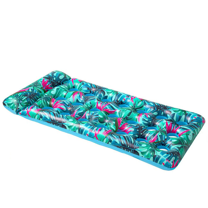 Ladies Inflatable Sun Lounger with Tropical Design Kalsten