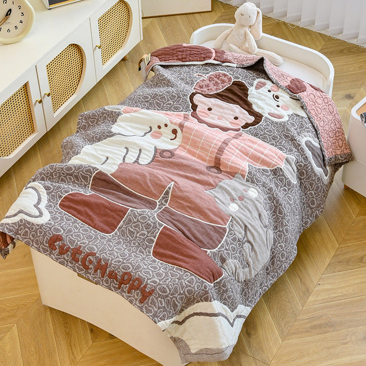 Women's Snuggle Blanket with Charming Princess Design Kalsten