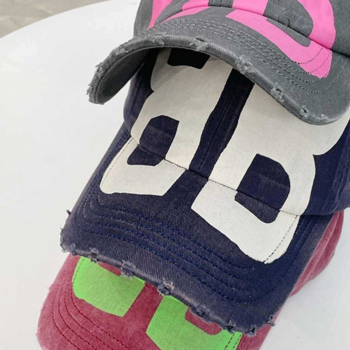 Unisex Distressed Vintage-Inspired Baseball Cap Kalsten
