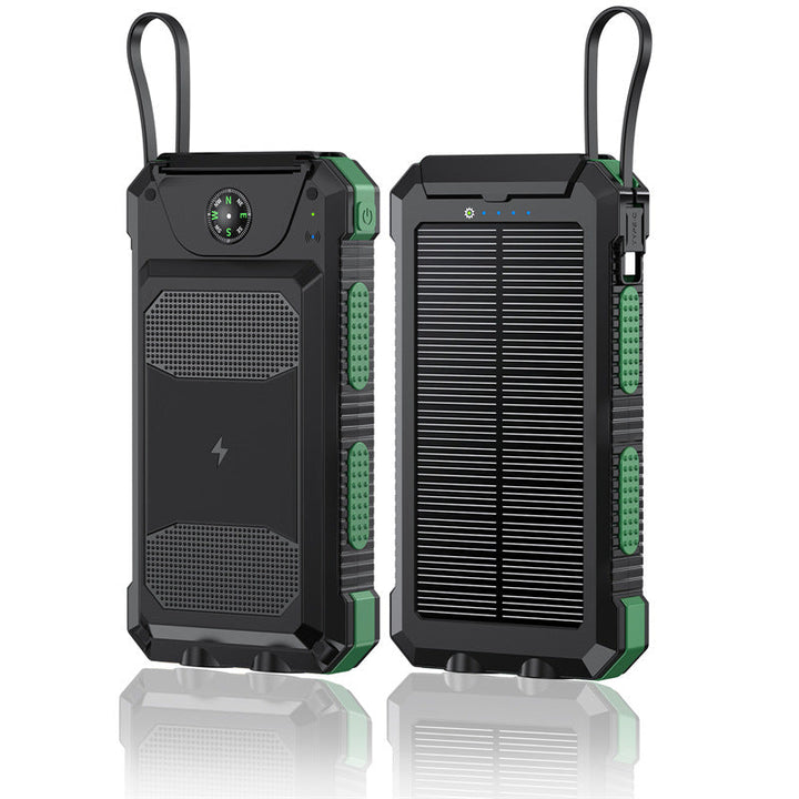 Waterproof Solar Power Bank with Built-in Compass Kalsten