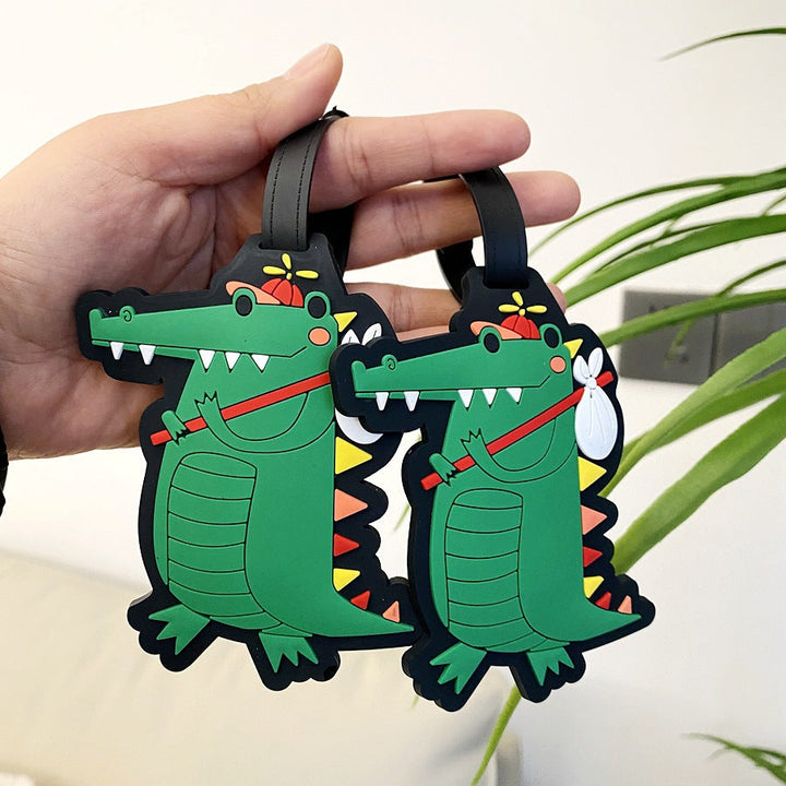 Playful Crocodile Luggage Tag Kalsten