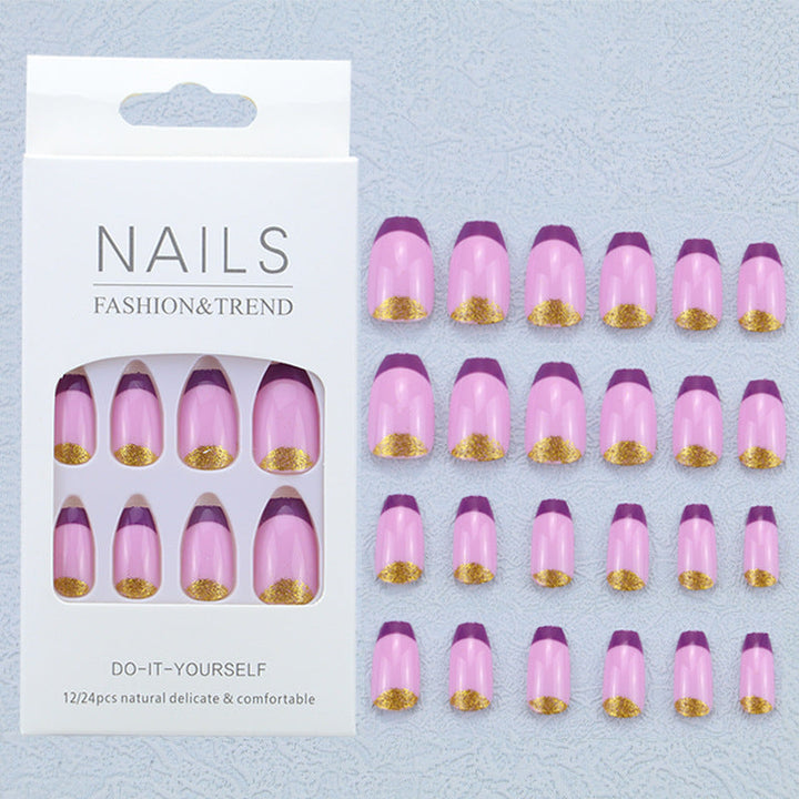Artistic Graphic Press-On Nail Set Kalsten