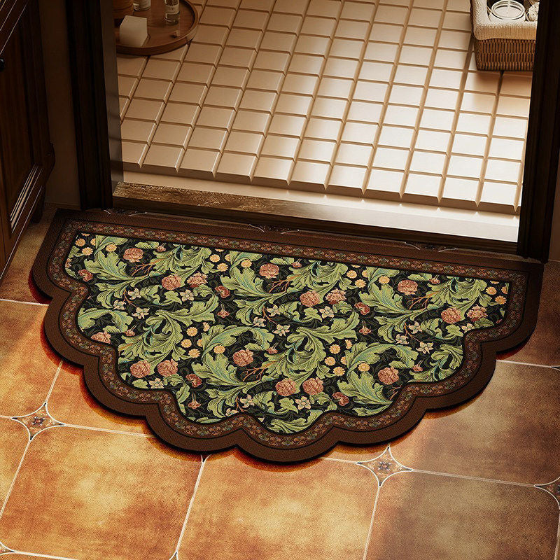 Decorative Floral Patterned Door Mat Kalsten