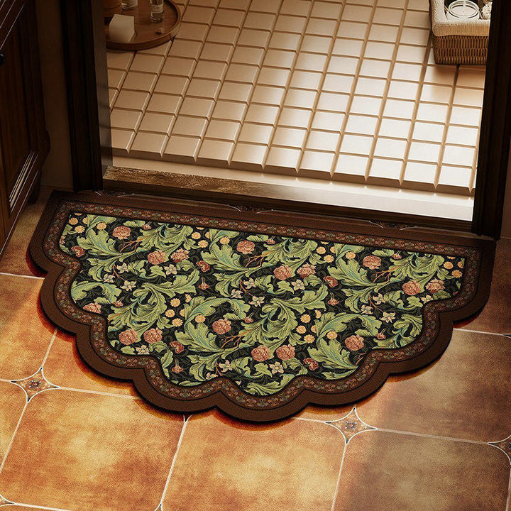 Decorative Floral Patterned Door Mat Kalsten