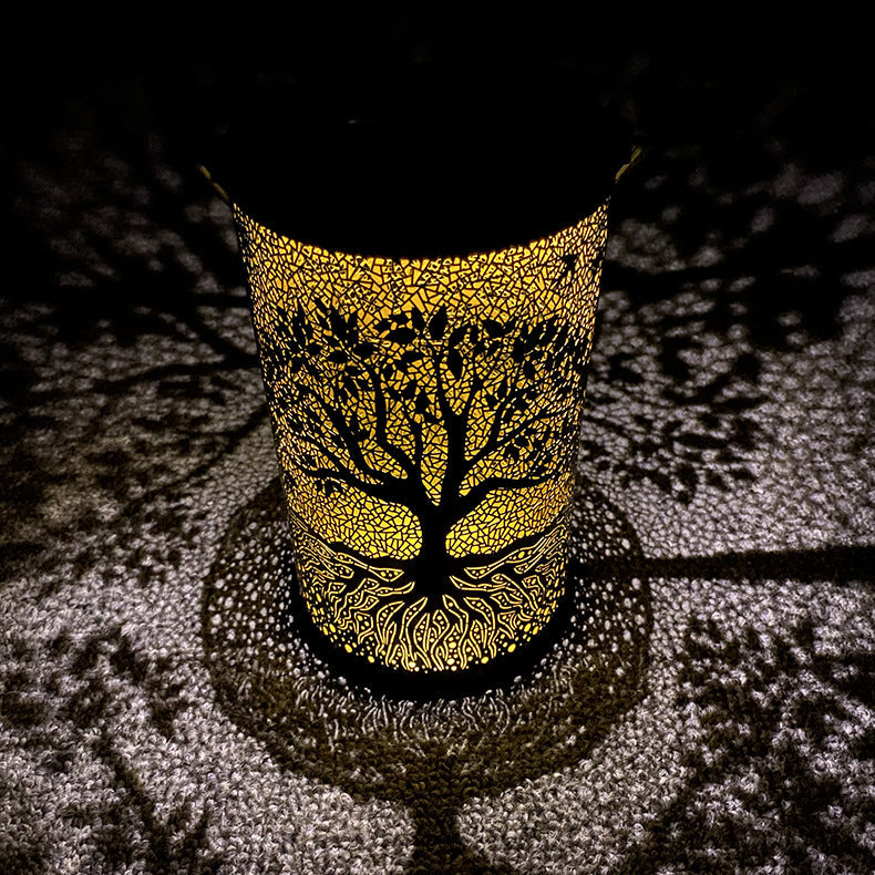 Metal Tree Of Life Projection Lantern Kalsten