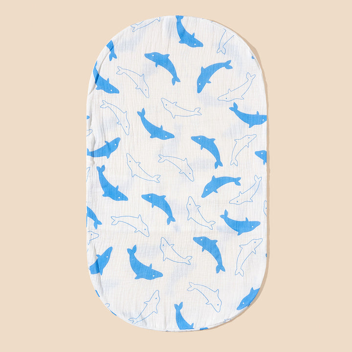 Cotton Muslin Crib Mattress Protector kalsten