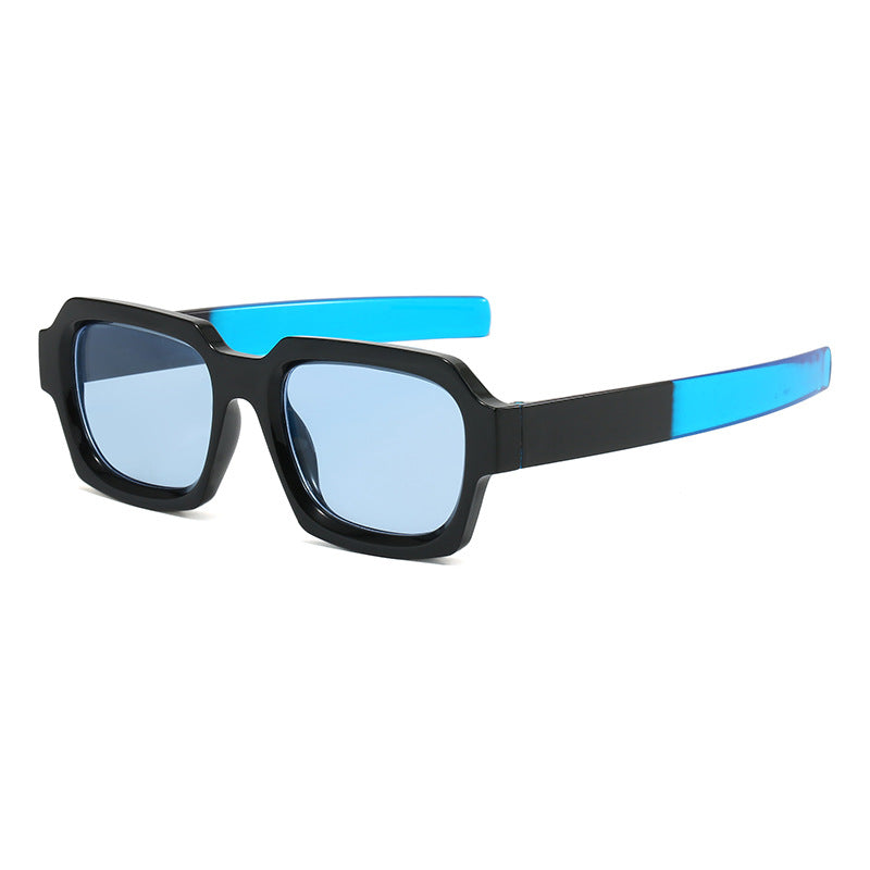 Ladies fashionable stylish square sunglasses with contrasting frame Kalsten