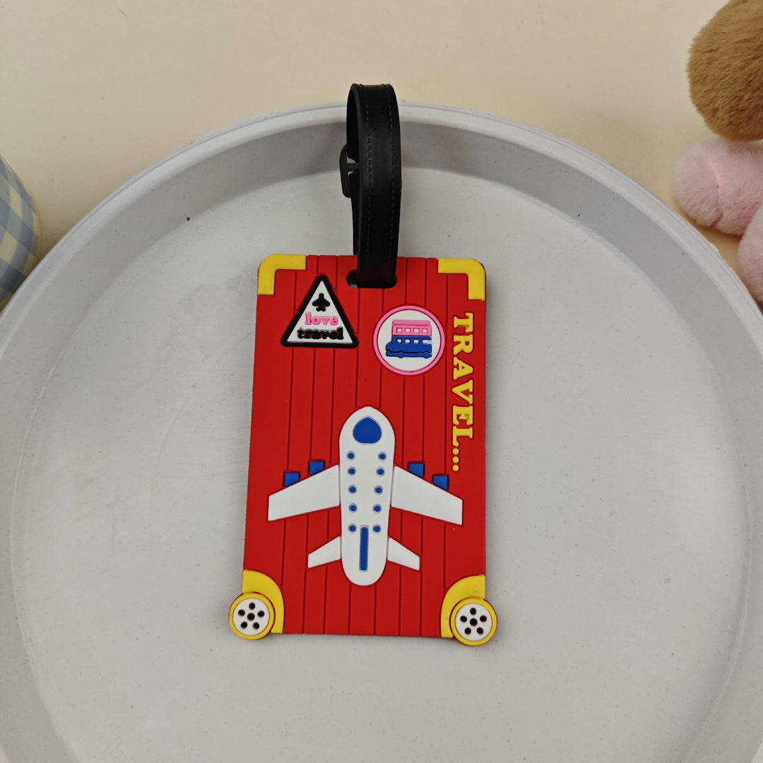 Unisex Luggage Tag in Fun Airplane Design Kalsten