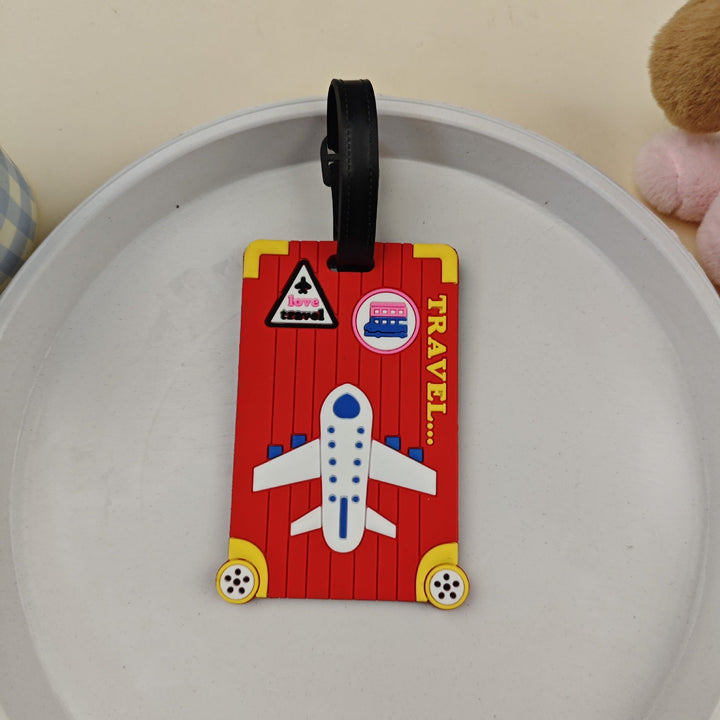 Unisex Luggage Tag in Fun Airplane Design Kalsten