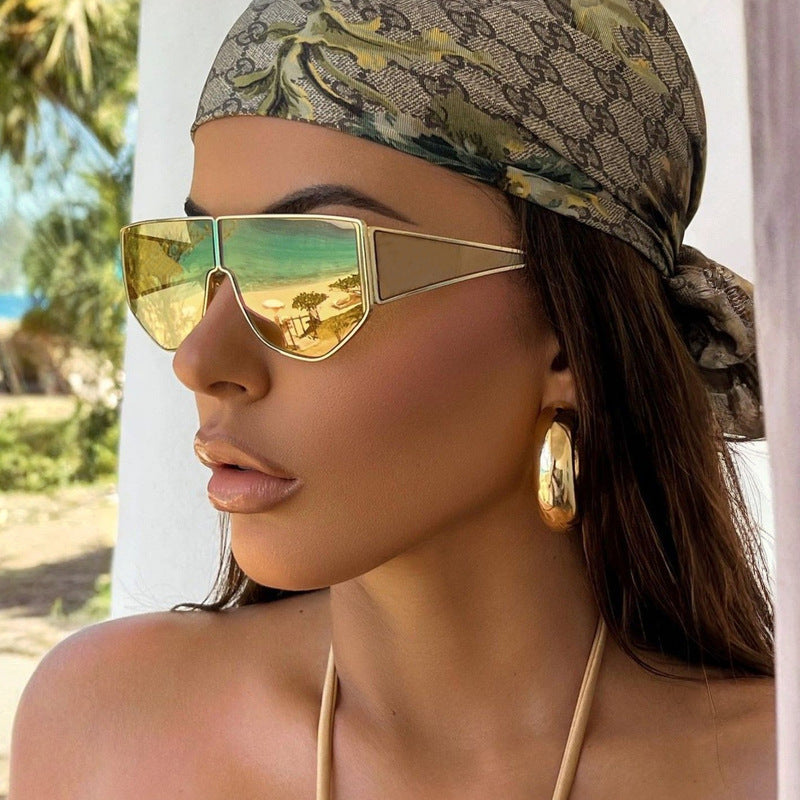 Men's Bold Statement Shield Sunglasses Kalsten